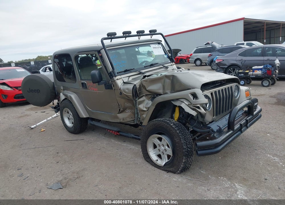 2004 JEEP WRANGLER SAHARA VIN: 1J4FA59S44P764692
