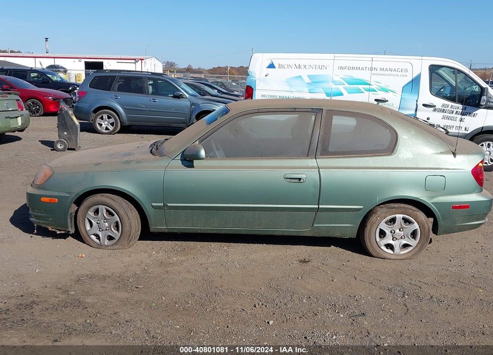 2004 HYUNDAI ACCENT GL/GT VIN: KMHCG35C04U294393
