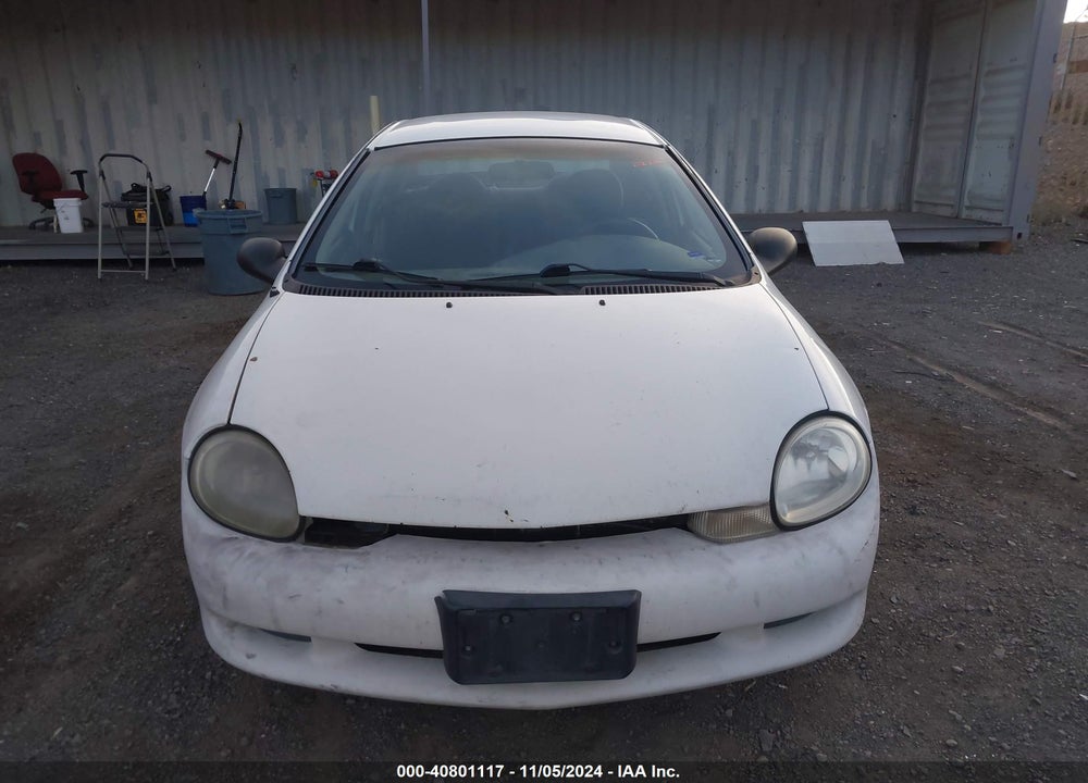 2001 PLYMOUTH NEON HIGHLINE VIN: 1P3ES46C81D184929