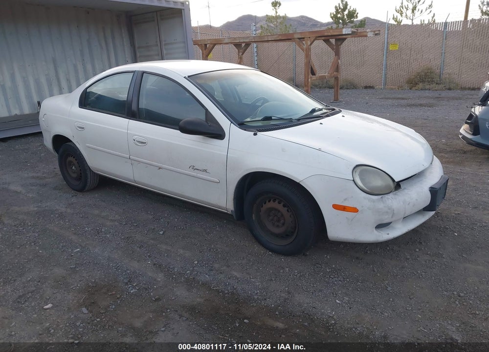 2001 PLYMOUTH NEON HIGHLINE VIN: 1P3ES46C81D184929