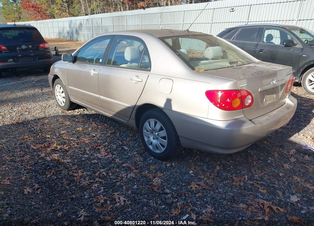 2003 TOYOTA COROLLA LE VIN: 2T1BR32E53C136918