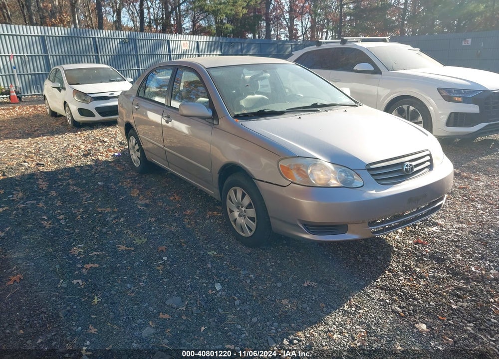 2003 TOYOTA COROLLA LE VIN: 2T1BR32E53C136918