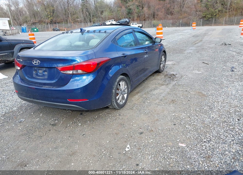 2015 HYUNDAI ELANTRA SE VIN: 5NPDH4AE1FH625398