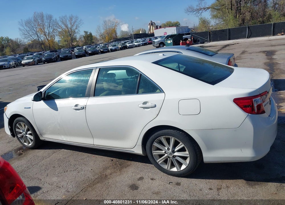 2012 TOYOTA CAMRY HYBRID XLE VIN: 4T1BD1FK2CU050077