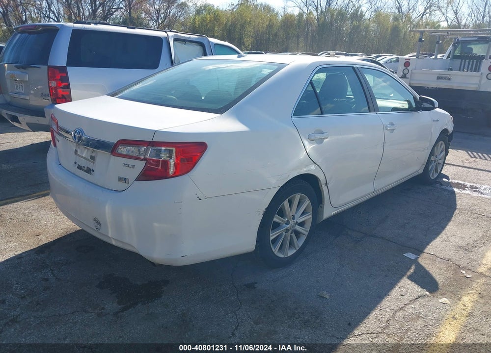 2012 TOYOTA CAMRY HYBRID XLE VIN: 4T1BD1FK2CU050077