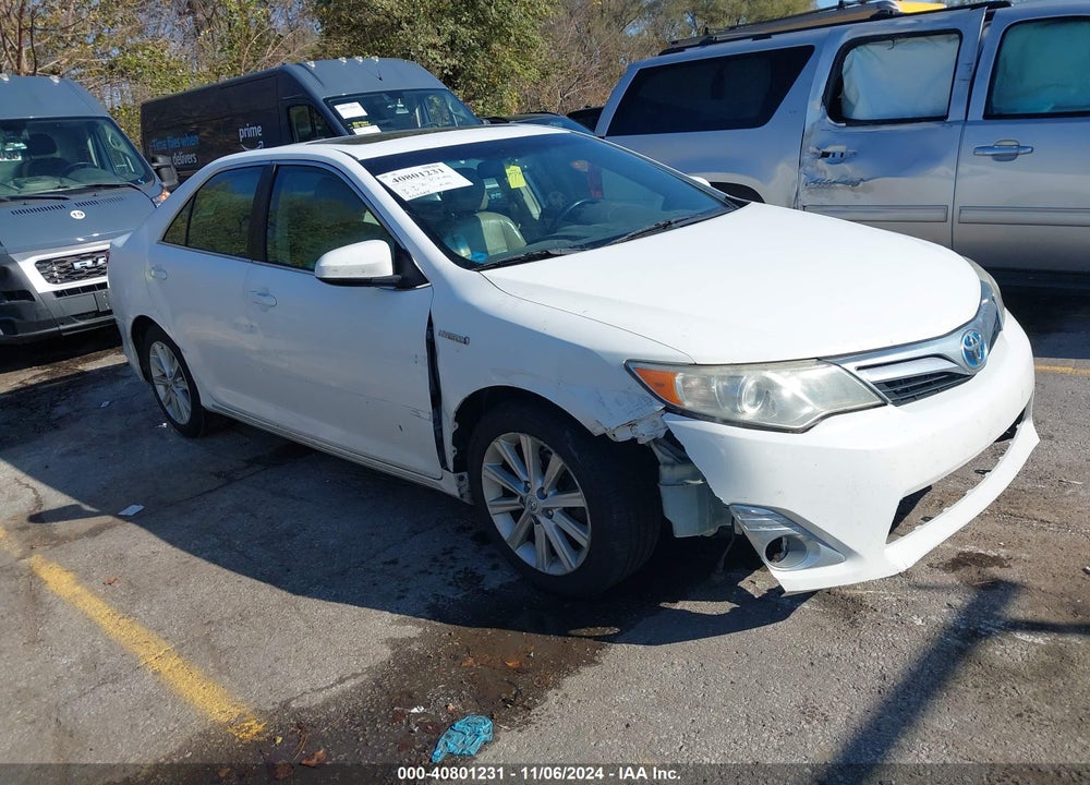 2012 TOYOTA CAMRY HYBRID XLE VIN: 4T1BD1FK2CU050077
