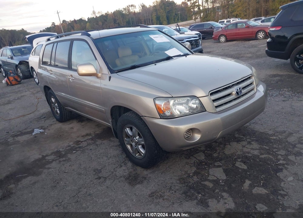 2004 TOYOTA HIGHLANDER V6 VIN: JTEDP21A340021085