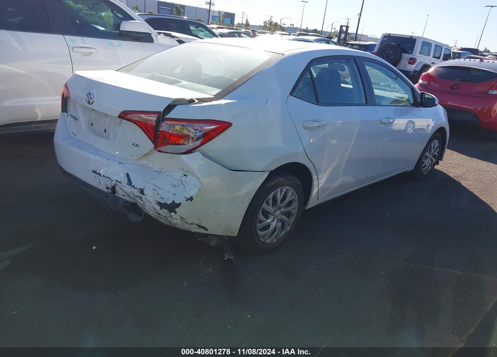 2017 TOYOTA COROLLA LE VIN: 5YFBURHE9HP678247