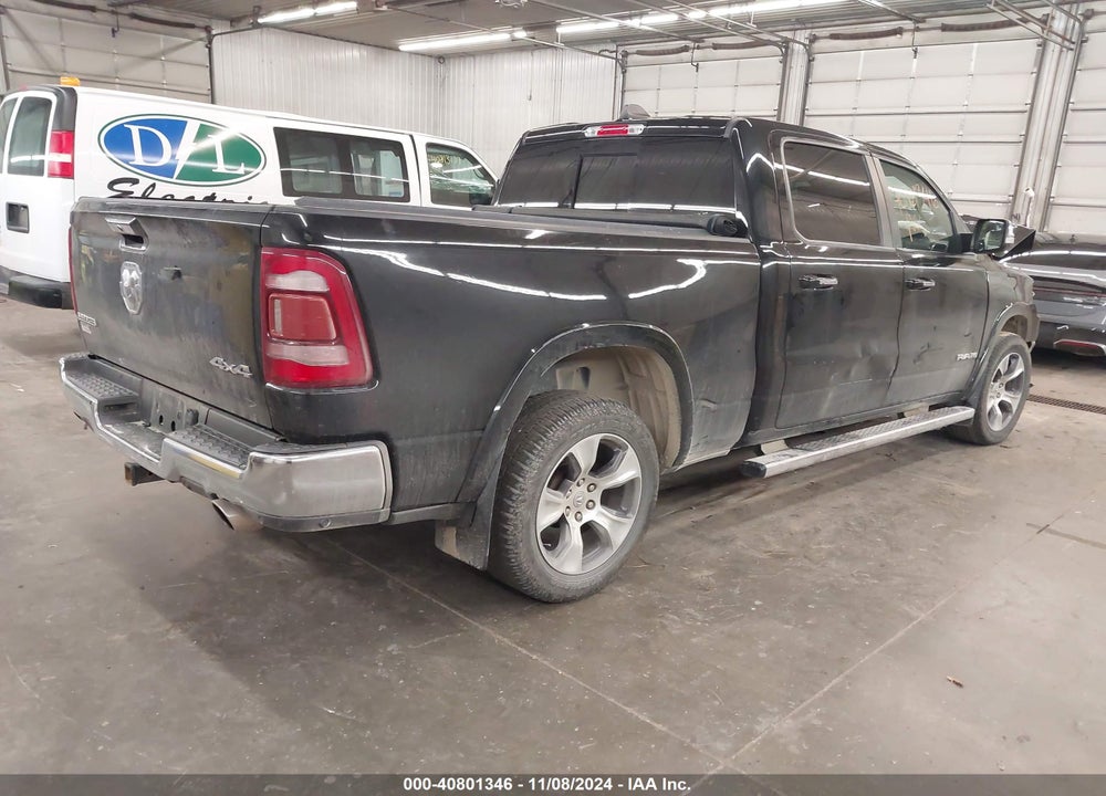 2019 RAM 1500 LAIE  4X4 6'4 BOX VIN: 1C6SRFRT3KN568917