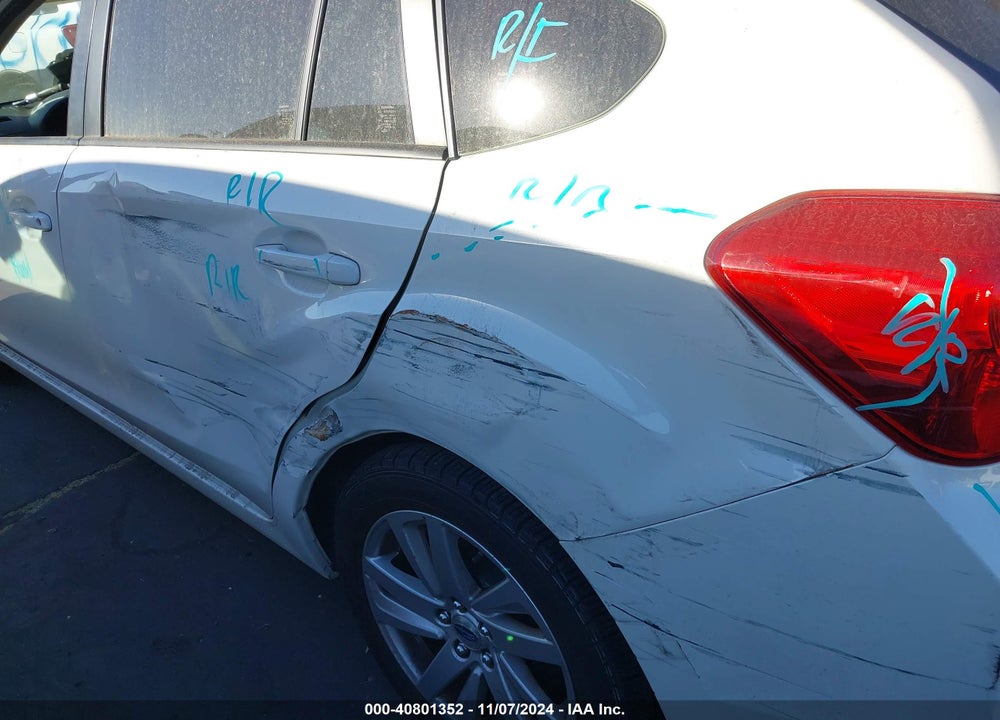 2015 SUBARU IMPREZA 2.0I PREMIUM VIN: JF1GPAC65F8288825