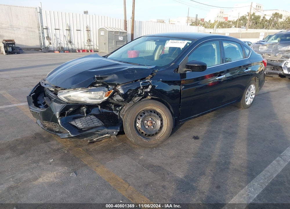 2017 NISSAN SENTRA SV VIN: 3N1AB7AP8HY323137