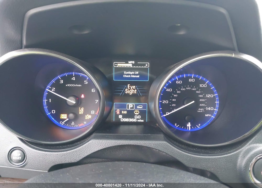 2018 SUBARU OUTBACK 2.5I TOURING VIN: 4S4BSATCXJ3266071