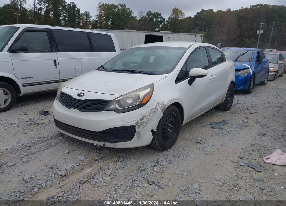 2014 KIA RIO LX VIN: KNADM4A33E6372665
