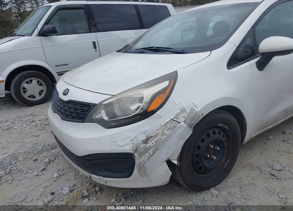 2014 KIA RIO LX VIN: KNADM4A33E6372665