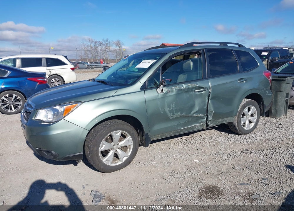 2016 SUBARU FORESTER 2.5I PREMIUM VIN: JF2SJADCXGH450218