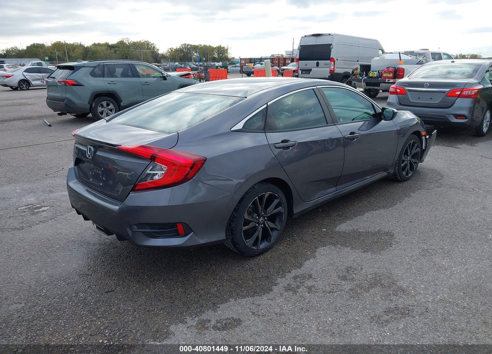 2019 HONDA CIVIC SPORT VIN: 19XFC2F81KE002750