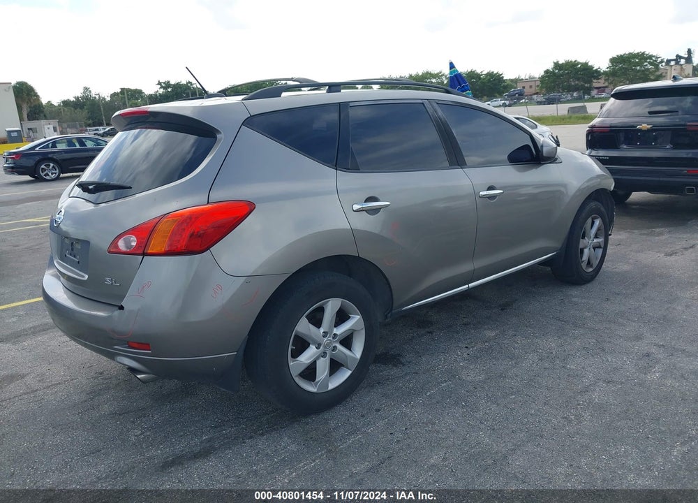 2010 NISSAN MURANO SL VIN: JN8AZ1MU7AW009116