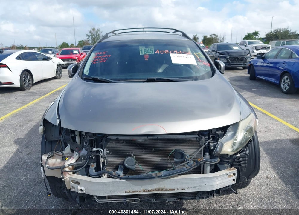 2010 NISSAN MURANO SL VIN: JN8AZ1MU7AW009116