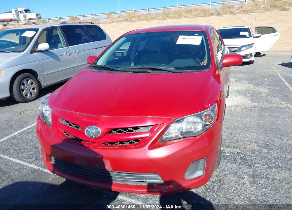 2011 TOYOTA COROLLA LE VIN: 2T1BU4EE0BC587673