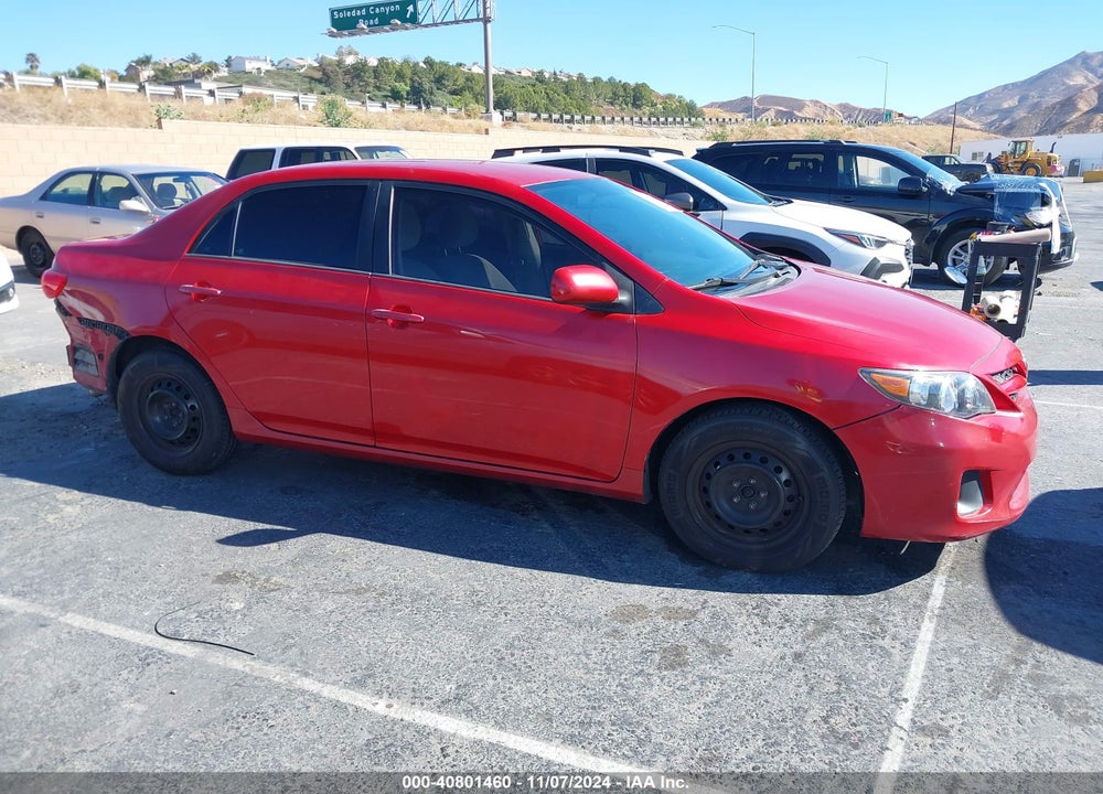 2011 TOYOTA COROLLA LE VIN: 2T1BU4EE0BC587673