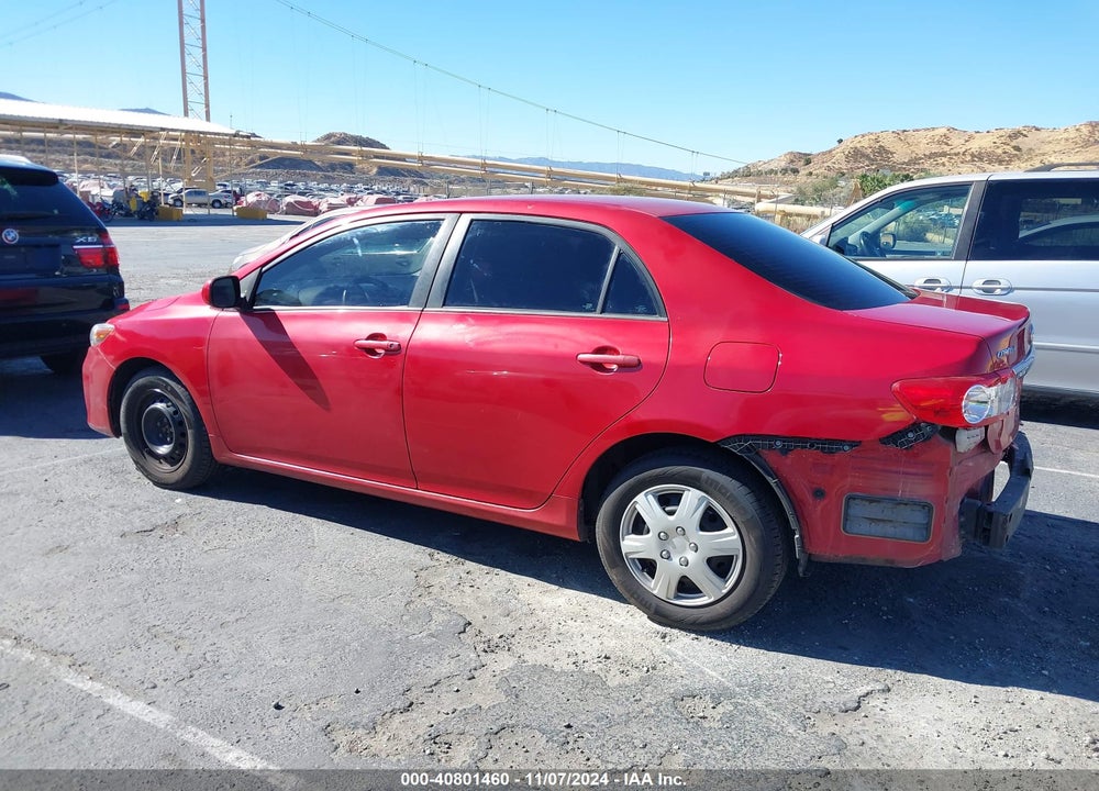 2011 TOYOTA COROLLA LE VIN: 2T1BU4EE0BC587673
