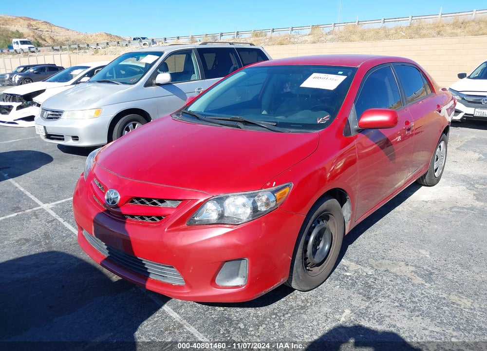 2011 TOYOTA COROLLA LE VIN: 2T1BU4EE0BC587673