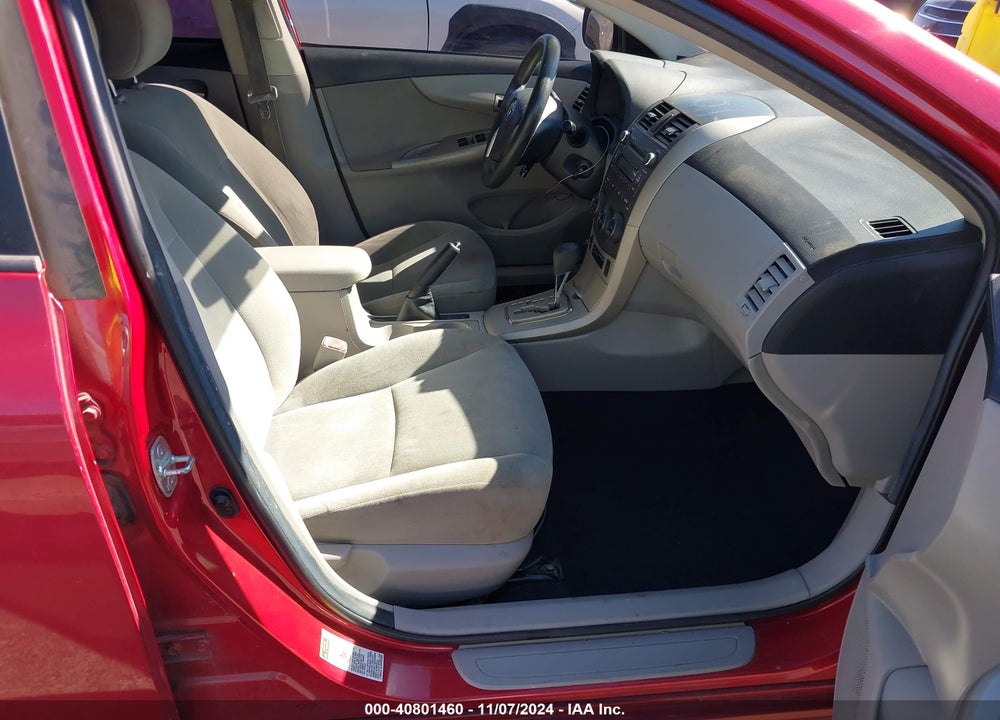 2011 TOYOTA COROLLA LE VIN: 2T1BU4EE0BC587673