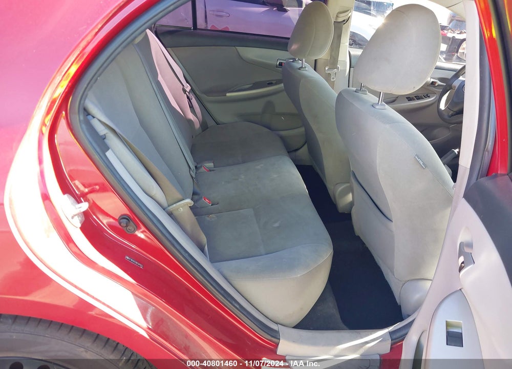 2011 TOYOTA COROLLA LE VIN: 2T1BU4EE0BC587673