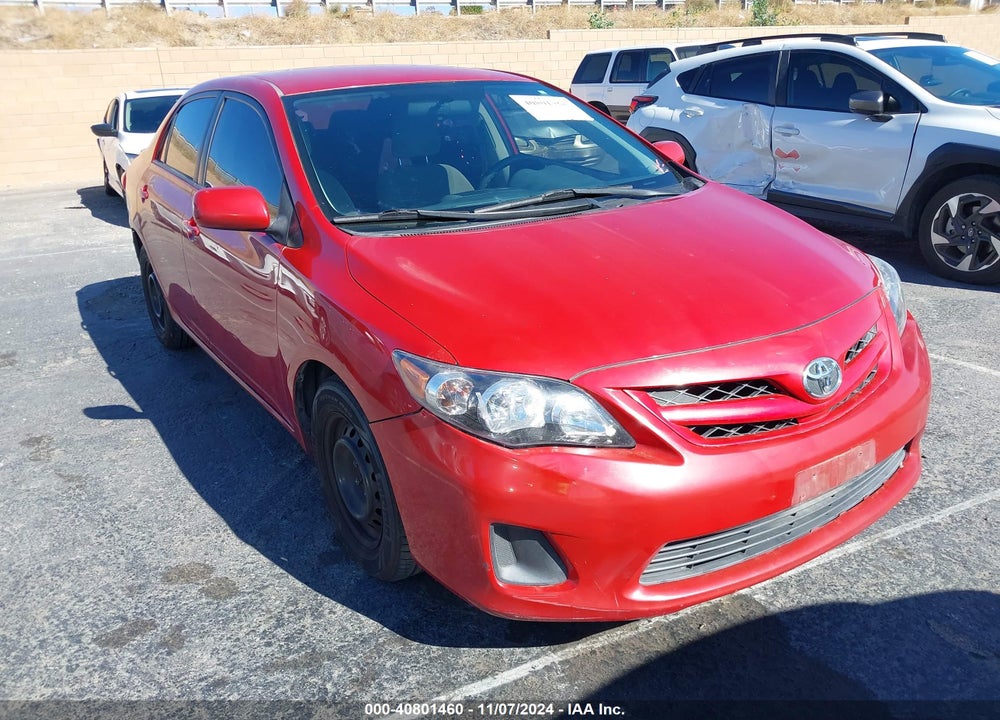 2011 TOYOTA COROLLA LE VIN: 2T1BU4EE0BC587673