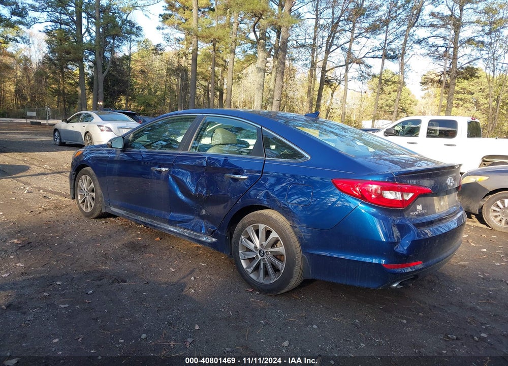 2017 HYUNDAI SONATA SPORT VIN: 5NPE34AF4HH585378