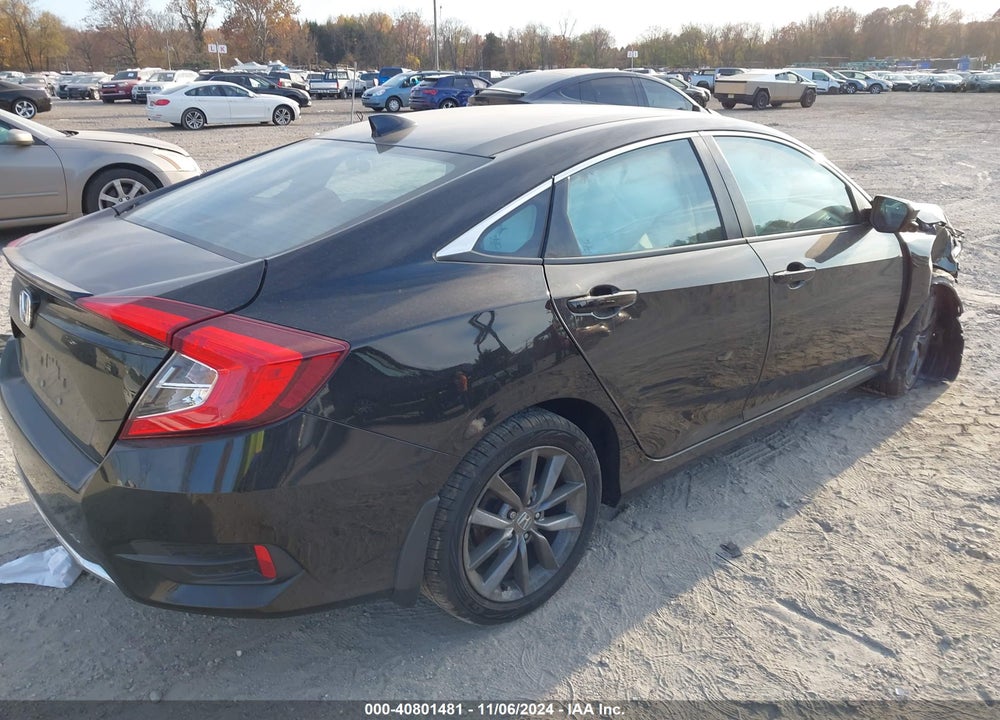 2020 HONDA CIVIC EX VIN: 2HGFC1F36LH680853