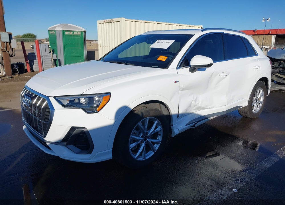 2022 AUDI Q3 PREMIUM 45 TFSI S LINE QUATTRO TIPTRONIC VIN: WA1DECF30N1109673
