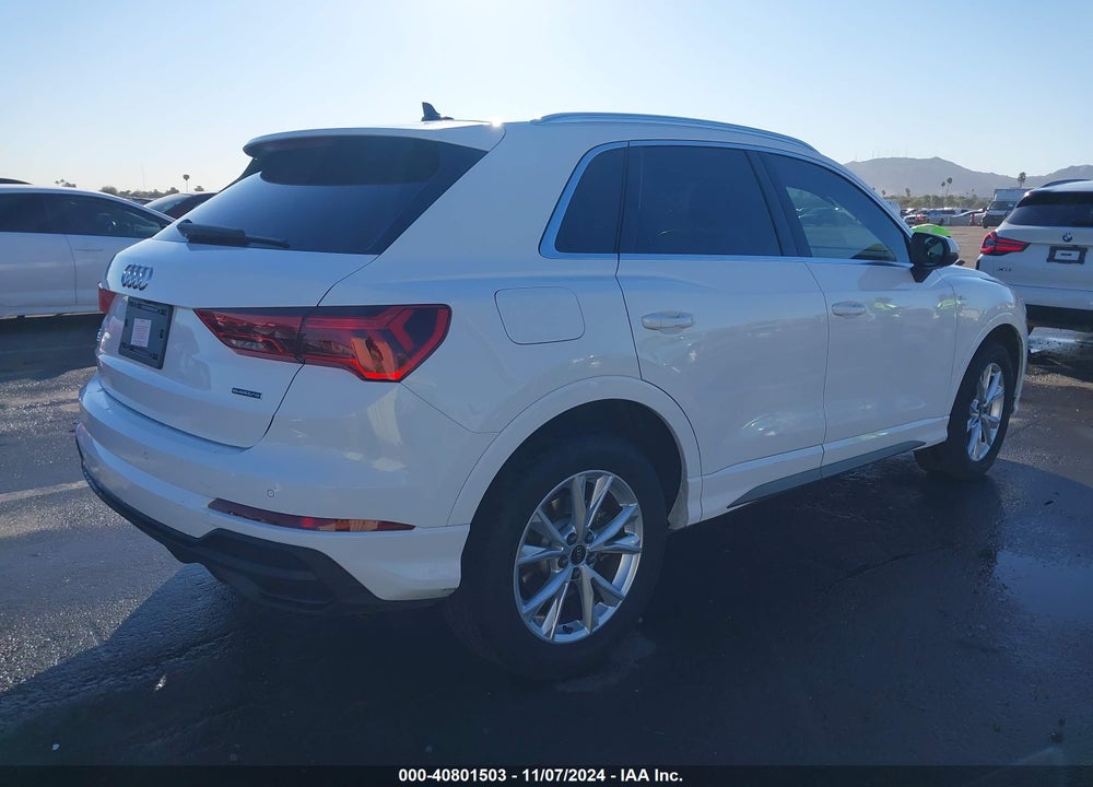 2022 AUDI Q3 PREMIUM 45 TFSI S LINE QUATTRO TIPTRONIC VIN: WA1DECF30N1109673
