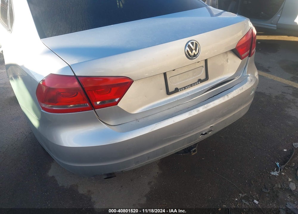 2013 VOLKSWAGEN PASSAT S W/APPEARANCE VIN: 1VWAH7A37DC056811