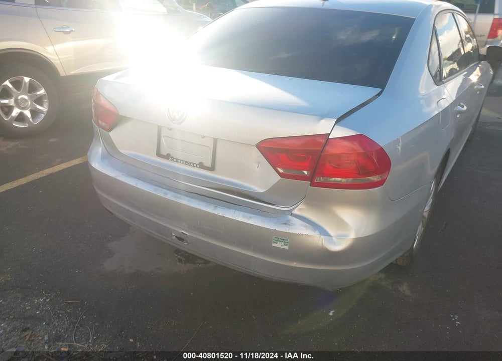 2013 VOLKSWAGEN PASSAT S W/APPEARANCE VIN: 1VWAH7A37DC056811