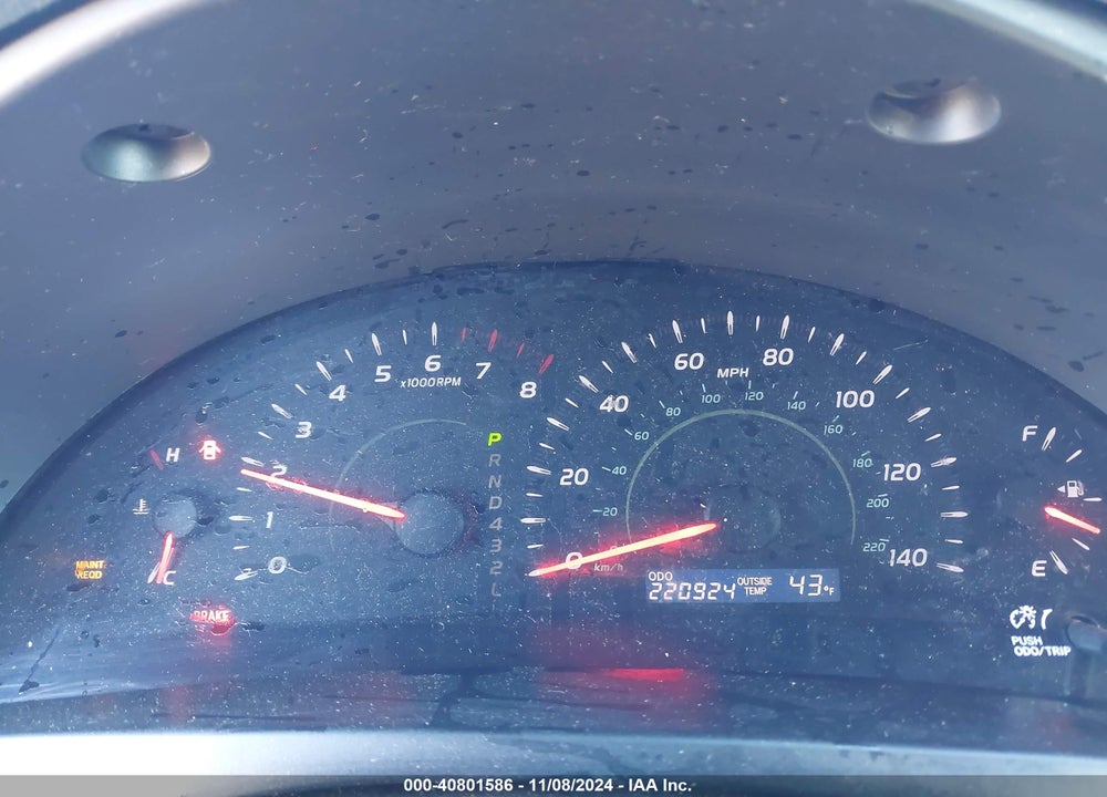 2007 TOYOTA CAMRY VIN: 4T1BE46K47U540864