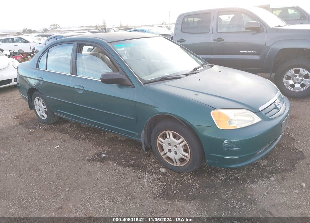 2002 HONDA CIVIC LX VIN: 2HGES16512H609574