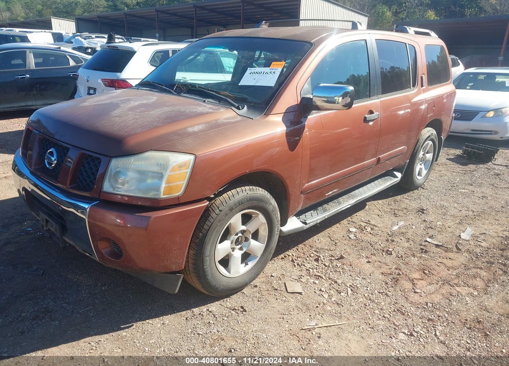 2004 NISSAN PATHFINDER ARMADA SE VIN: 5N1AA08A34N705703