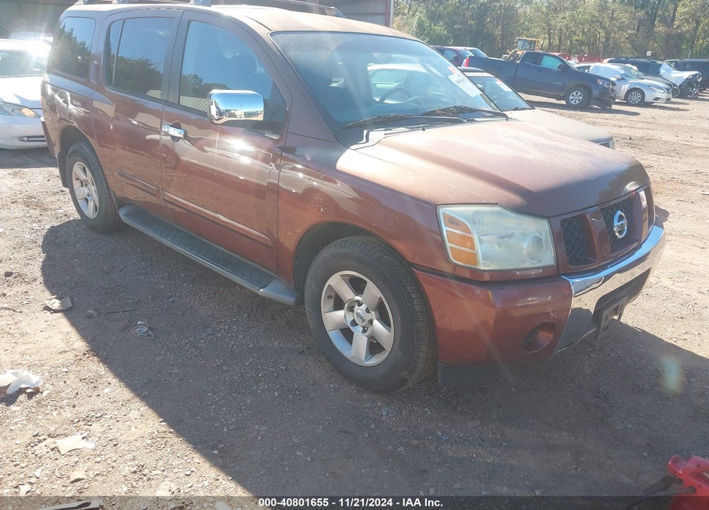 2004 NISSAN PATHFINDER ARMADA SE VIN: 5N1AA08A34N705703