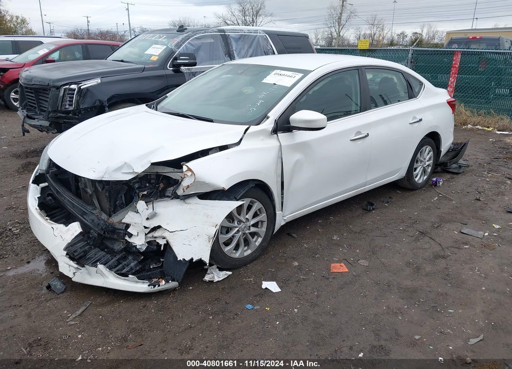 2019 NISSAN SENTRA SV VIN: 3N1AB7AP9KY259567