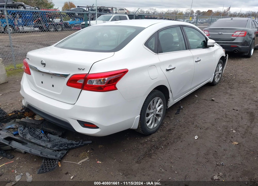2019 NISSAN SENTRA SV VIN: 3N1AB7AP9KY259567