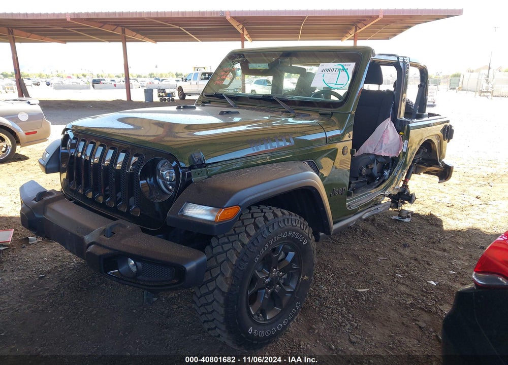 2021 JEEP WRANGLER WILLYS 4X4 VIN: 1C4GJXAN3MW815410