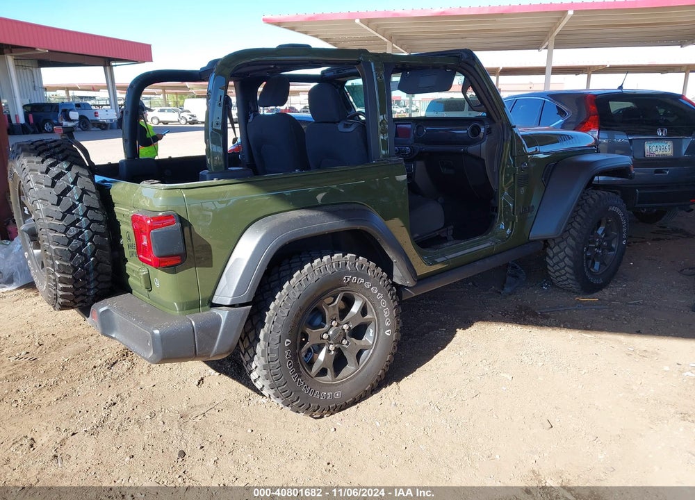 2021 JEEP WRANGLER WILLYS 4X4 VIN: 1C4GJXAN3MW815410