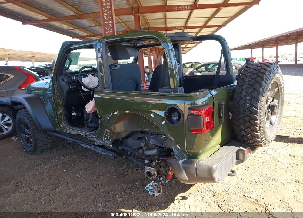 2021 JEEP WRANGLER WILLYS 4X4 VIN: 1C4GJXAN3MW815410