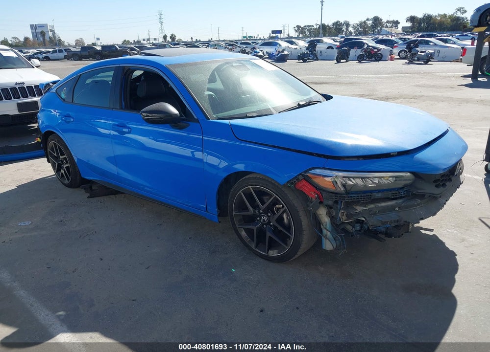 2022 HONDA CIVIC SPORT TOURING VIN: 19XFL1H82NE014191