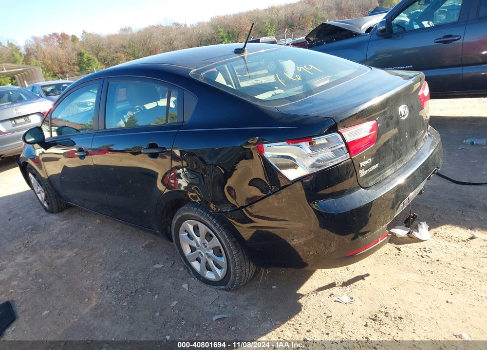2015 KIA RIO LX VIN: KNADM4A37F6440788