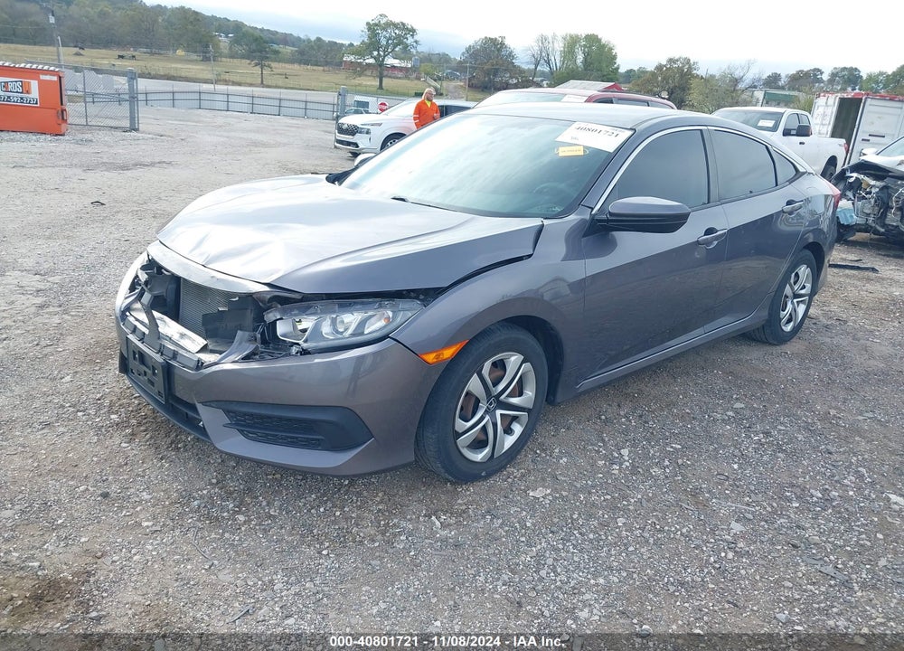 2018 HONDA CIVIC LX VIN: 19XFC2F5XJE043785