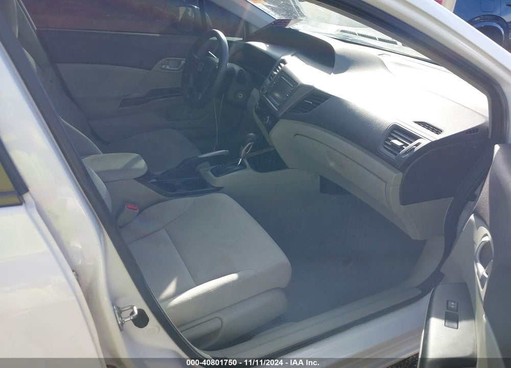 2012 HONDA CIVIC SDN CNG/NATURAL GAS VIN: 19XFB5F50CE003092