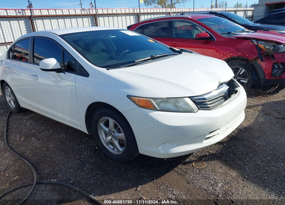 2012 HONDA CIVIC SDN CNG/NATURAL GAS VIN: 19XFB5F50CE003092