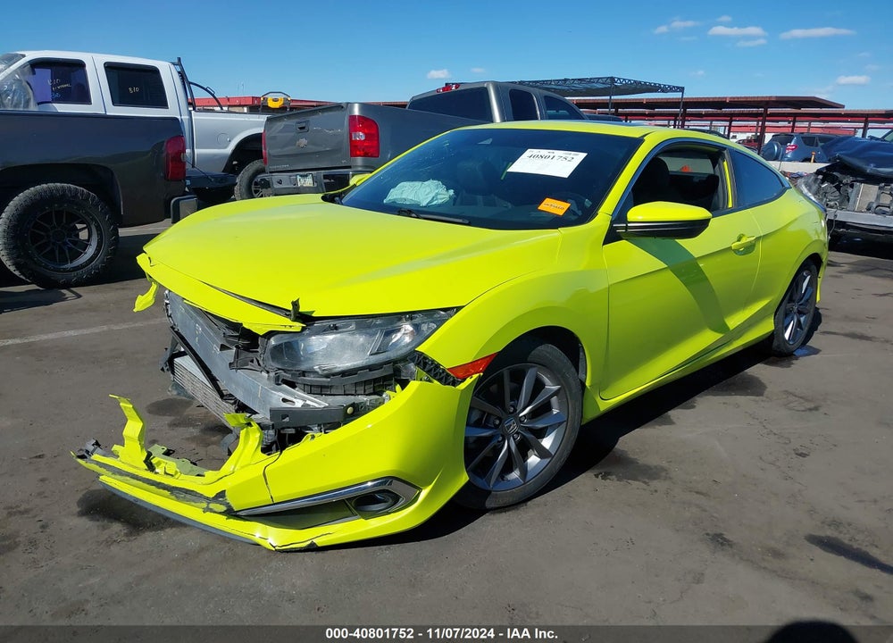2019 HONDA CIVIC EX VIN: 2HGFC3B32KH351650